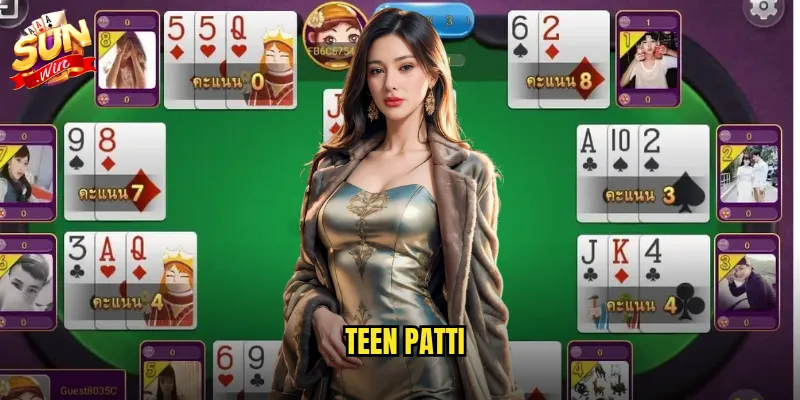 Sunwin Teen Patti - Poker Ấn Độ cực hot với cộng đồng người chơi đông đảo 1 Teen Patti