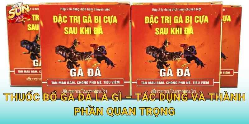 Thuốc Bổ Gà Đá Sunwin – Bí Quyết Nuôi Dưỡng Chiến Kê Sung Sức Trước Mỗi Trận 2 Thuốc Bổ Gà Đá Là Gì – Tác Dụng Và Thành Phần Quan Trọng